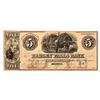 Image 1 : 1856 $5 The Hadley Falls Bank Obsolete Bank Note