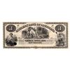 Image 1 : 1800s $3 The Citizens Bank of Louisiana Obsolete Note
