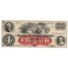 Image 1 : 1860s $4 The Bank of Washington Obsolete Note