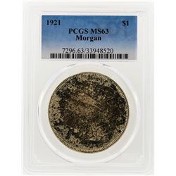 1921 $1 Morgan Silver Dollar PCGS Graded MS63