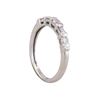 Image 3 : Platinum .40ctw Round and Baguette Channel Set Diamond Ring