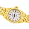 Image 2 : Ladies 18KT Yellow Gold Rolex President Watch with Diamond Dial