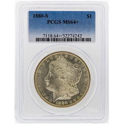 1880-S $1 Morgan Silver Dollar PCGS Graded MS64+