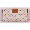 Image 2 : Authentic Louis Vuitton White Multicolor Monogram Bow Sarah Wallet