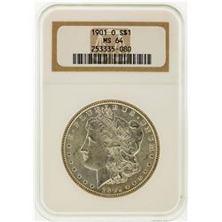 1901-O $1 Morgan Silver Dollar NGC Graded MS64