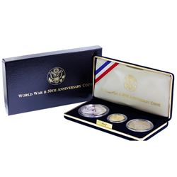 1991-1995 World War II 50th Anniversary Commemorative Proof Coin Set