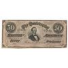 Image 1 : 1864 $50 The Confederate States of America Note