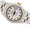 Image 2 : Ladies Stainless Steel Rolex Datejust Watch with Diamond Bezel & Dial