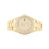 Image 6 : Men's 18KT Yellow Gold Rolex Diamond DayDate Watch Diamond Bezel