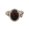 Image 4 : 14KT Rose Gold 2.00ct Opal and Diamond Ring