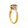 Image 4 : 14KT Rose Gold 1.84ct Spinel and Diamond Ring