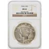 Image 1 : 1926-S Peace Silver Dollar Coin NGC Graded MS62
