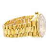 Image 3 : Mens 18KT Yellow Gold Rolex President Watch with Diamond Bezel & Dial