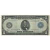 Image 1 : Large 1914 $5 Federal Reserve Note