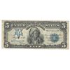 Image 1 : 1899 $5 Indian Chief Silver Certificate Note