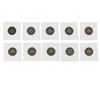 Image 2 : Set of (10) Silver Baber Quarters