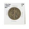 Image 1 : 1938-D Walking Liberty Half Dollar Coin