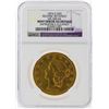 Image 1 : 1874-S $20 Liberty Head Double Eagle Gold Coin Mint ERROR NGC AU