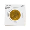 Image 1 : 1907 $10 Indian Head Gold Coin