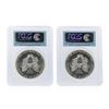 Image 2 : Set of (2) 2013 $1 Silver Eagle First Strike Coins PCGS MS69