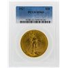 Image 1 : 1927 $20 St. Gaudens Gold Double Eagle Coin PCGS MS63