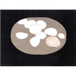 Elianne Lazarof, Falling Forms III, Aquatint Etching