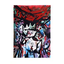 Yosl Bergner, King, Serigraph