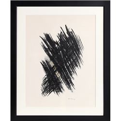Hans Hartung, Untitled 4, Lithograph