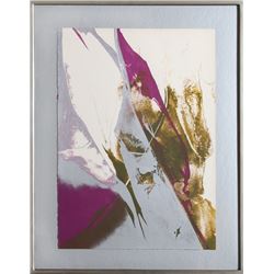 Paul Jenkins, untitled 4, Lithograph