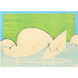 Dimitri Petrov, Cubist Nude, Lithograph