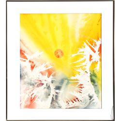 Phillip Shreibman, Abstract Sunset, Watercolor Painting