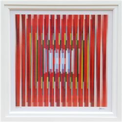 Yaacov Agam, In Deep Prayer, Agamograph