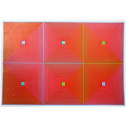 Richard Anuszkiewicz, Six Squares, Serigraph