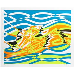 Stanley Hayter, Untitled 4, from the Aquarius Suite, Silkscreen