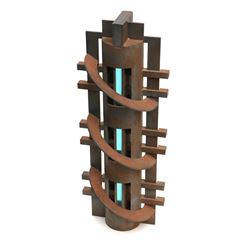 Wendy MacGaw, Miasma I, Steel and Glass Sculpture