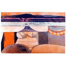 Hans Graeder, Nude 1, Lithograph