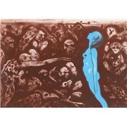 Robert Beauchamp, Blue Nude, Lithograph