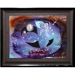 Andrea Smith, Mother Earth and Angel Guidence, Watercolor Painting