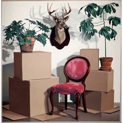 Bill Wiman, Texas Exotic, Oil Painting