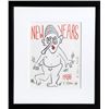 Image 1 : Keith Haring, New Years Invitation 1988 (Nude), Silkscreen