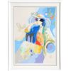 Image 1 : Isaac Maimon, Seated Woman in Hat, Serigraph