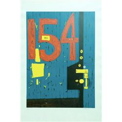 Burhan Cahit Dogancay, Walls II (154), Lithograph