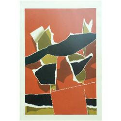 Burhan Cahit Dogancay, Walls I, Lithograph
