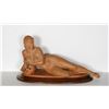 Image 1 : C.A. Mazzel, Reclining Nude, Terracotta Sculpture