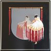 Image 1 : Erte, The Mirror, Embossed Serigraph