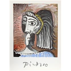 Pablo Picasso, Tete de Femme, Lithograph