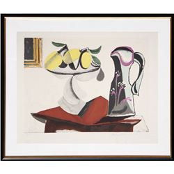 Pablo Picasso, Nature Morte au Citron et a la Cruche, Lithograph