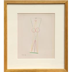 Pablo Picasso, Standing Nude, Plate 14, Pochoir