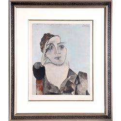 Pablo Picasso, Portrait de Mlle. D.M. (Dora Maar), Collotype