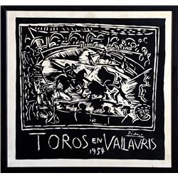 Pablo Picasso, Toros en Vallauris, Lithograph